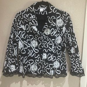 Alberto Makali amazing shirt-textural, lace, beautiful!